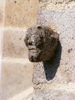 Détail extérieur - Eglise de Carlat