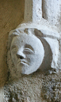 Détail intérieur de l‘église de Giou de Mamou