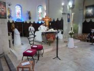 Durant la liturgie
