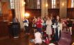 Dernières minutes de répétition pour une chorale très porteuse