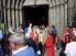 Lors de la sortie de la cathédrale
