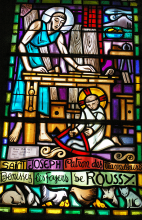 Vitrail église de Roussy