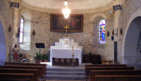 Paroisse de la Croix Saint Pierre - Le choeur de l‘église de Senilhes