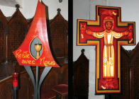 Eglise Arpajon sur Cère - Croix et tabernacle